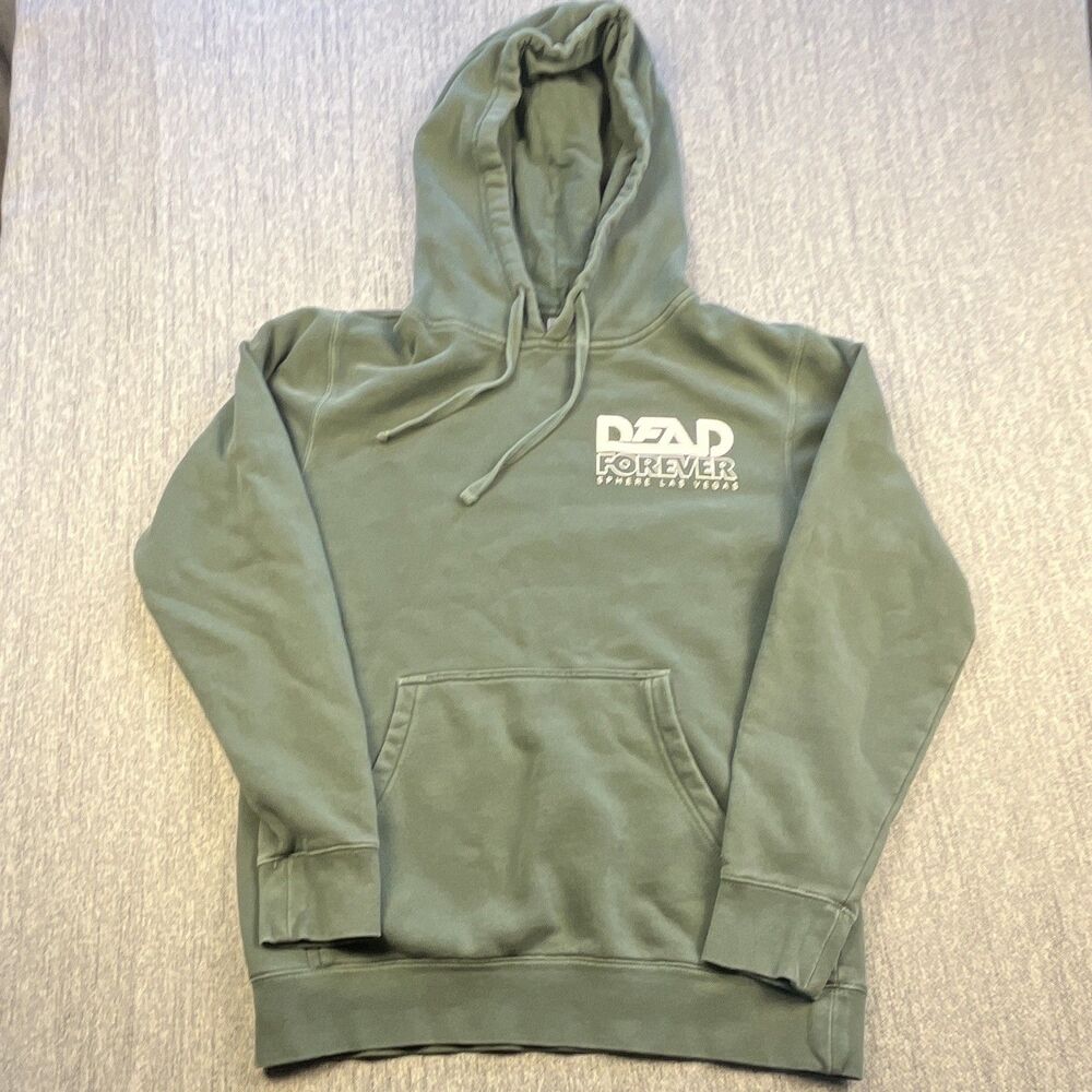 Dead & Company Sphere Las Vegas Hoodie Men's Small Green Dead Forever Tour
